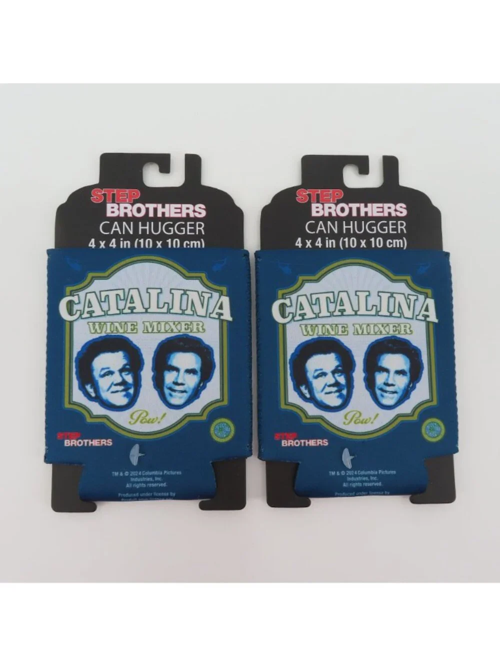 Step Brothers Catalina Wine Mixer 2 Can Huggers Coozie Koozie NEW Silver Buffalo